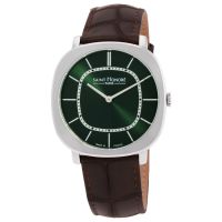 Saint Honore Paris Auteuil Quartz Green Dial Mens Watch