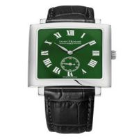 Saint Honore Paris Carree Quartz Green Dial Mens Watch