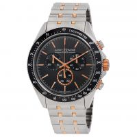 Saint Honore Paris Le Bourget Chronograph Quartz Black Dial Mens Watch