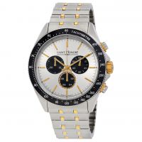 Saint Honore Paris Le Bourget Chronograph Quartz Silver Dial Mens Watch