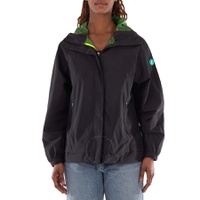 Save The Duck Ladies Black Suki Hooded Raincoat