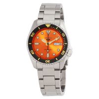 Seiko 5 Sports Automatic Orange Dial Mens Watch
