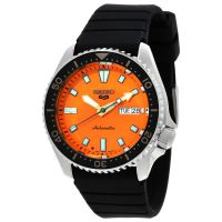 Seiko 5 Sports Automatic Orange Dial Mens Watch