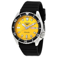 Seiko 5 Sports Automatic Yellow Dial Mens Watch