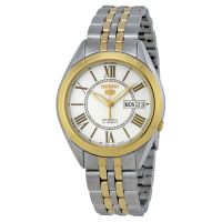 Seiko 5 Vintage Automatic White Dial Two-tone Mens Watch