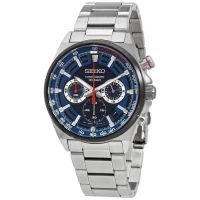 Seiko Chronograph Quartz Blue Dial Mens Watch