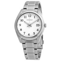 Seiko Core Quartz White Dial Mens Watch
