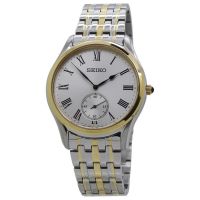 Seiko Quartz White Dial Two-tone Mens Watch