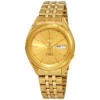 Seiko Series 5 Automatic Gold Dial Mens Watch