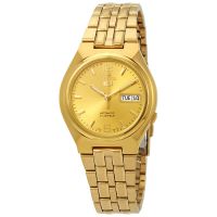 Seiko Series 5 Automatic Gold Dial Mens Watch
