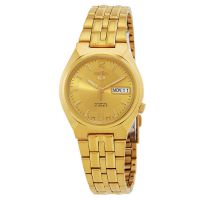 Seiko Series 5 Automatic Gold Dial Mens Watch