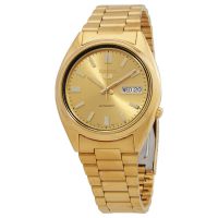 Seiko Series 5 Automatic Gold Dial Mens Watch