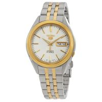 Seiko Silver Dial Two-tone Mens Watch