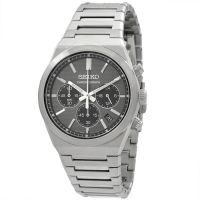 Seiko Sport Chronograph Quartz Grey Dial Mens Watch