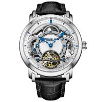 Stuhrling Original Legacy Chronograph Automatic Silver Dial Mens Watch