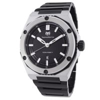 Technomarine Coral Quartz Black Dial Mens Watch