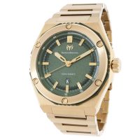 Technomarine Coral Quartz Mens Olive Green Dial Watch