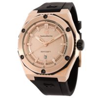 Technomarine Coral Quartz Rose Gold Dial Mens Watch
