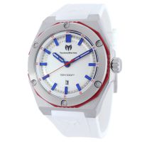 Technomarine Coral Quartz Silver Dial Mens Watch