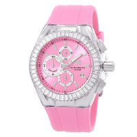 Technomarine Cruise Chronograph Quartz Crystal Pink Dial Mens Watch