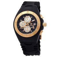 Technomarine Cruise Jellyfish Chronograph Quartz Black Mother of Pearl Dial Watch