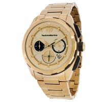 Technomarine Ocean Chronograph GMT Quartz Gold Dial Mens Watch