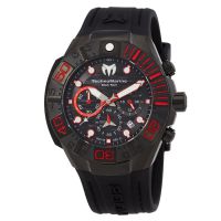 Technomarine Reef Black Chronograph GMT Quartz Black Dial Mens Watch