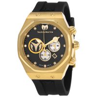Technomarine Reef Chronograph Quartz Diamond Black Dial Mens Watch