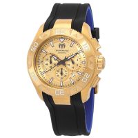 Technomarine UF6 Chronograph Date Quartz Gold Dial Mens Watch