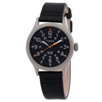 Timex Allied Quartz Black Dial Mens Watch