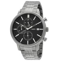 Timex Chicago Chronograph Quartz Black Dial Mens Watch