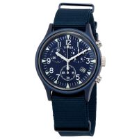 Timex MK1 Chronograph Quartz Blue Dial Mens Watch