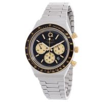 Timex Q Chronograph Quartz Black Dial Mens Watch