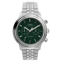 Timex Waterbury Metropolitan Chronograph Quartz Green Dial Mens Watch