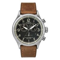 Timex Waterbury Quartz Black Dial Mens Watch