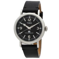Timex Waterbury Standard Quartz Black Dial Mens Watch