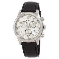Timex Waterbury Traditional Chronograph Quartz Silver Dial Mens Watch TW2W48100