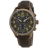Tissot Chrono XL Quartz Khaki Dial Mens Watch