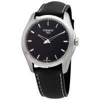 Tissot Couturier Quartz Black Dial Mens Watch