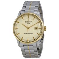 Tissot Powermatic 80 Ivory Dial Mens Watch T0864072226100