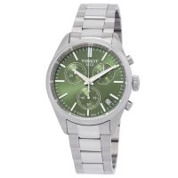Tissot PR 100 Chronograph Quartz Green Dial Mens Watch
