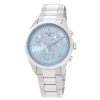 Tissot PR 100 Chronograph Quartz Ice Blue Dial Mens Watch