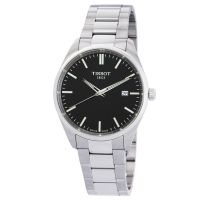 Tissot PR 100 Quartz Black Dial Mens Watch