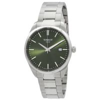 Tissot PR 100 Quartz Green Dial Mens Watch