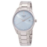 Tissot PR 100 Quartz Ice Blue Dial Mens Watch