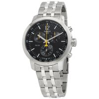 Tissot PRC 200 Chronograph Quartz Black Dial Mens Watch