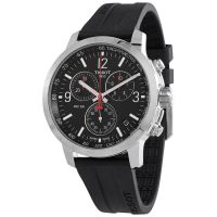 Tissot PRC 200 Chronograph Quartz Black Dial Mens Watch