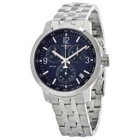 Tissot PRC 200 Chronograph Quartz Blue Dial Mens Watch