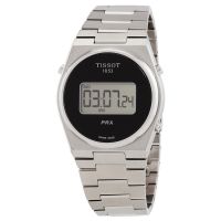 Tissot PRX Quartz Digital Black Dial Mens Watch