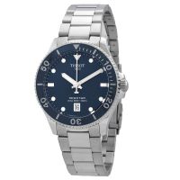 Tissot Seastar Quartz Blue Dial Mens Watch